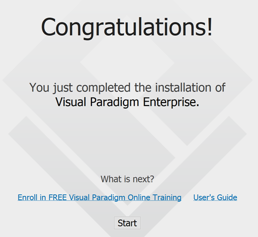 visual paradigm license server