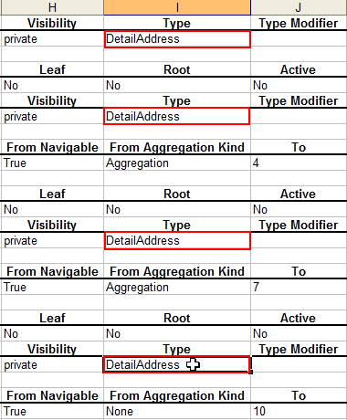 Edit the type of all classes