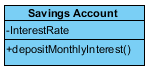 Savings Account class