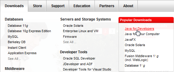 Download Java for Developers