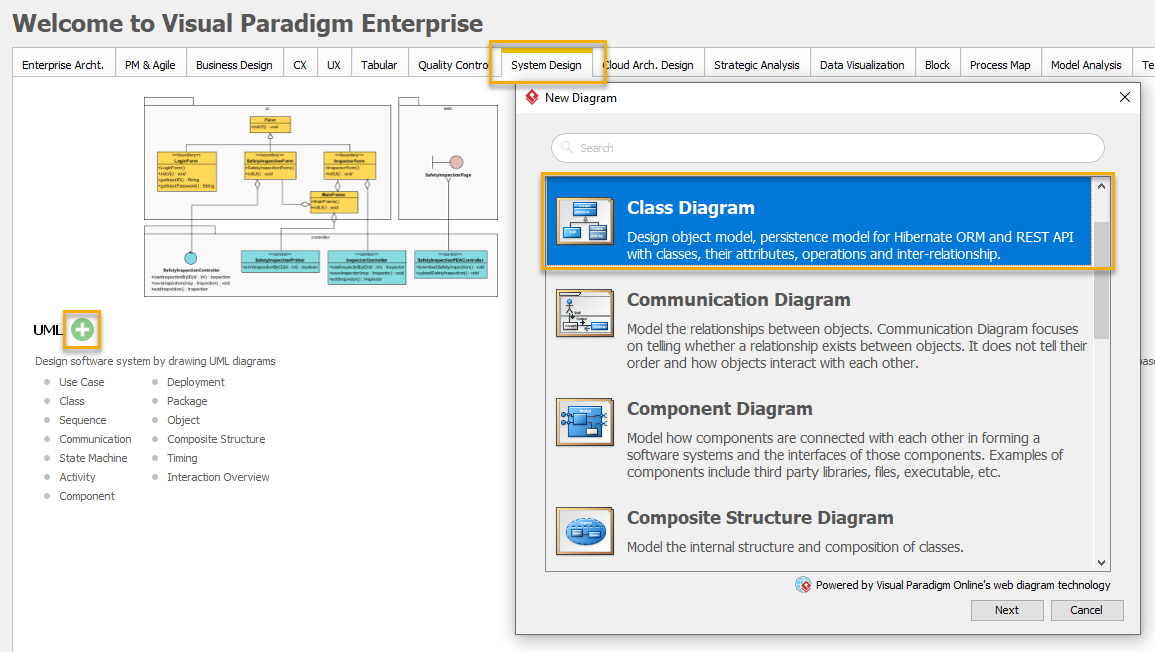 class sequence diagram