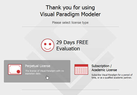 visual paradigm standard perpetual license