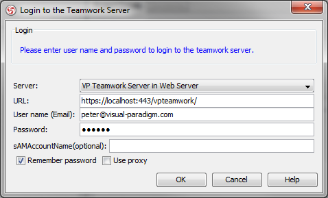 Secure login for Teamwork Client