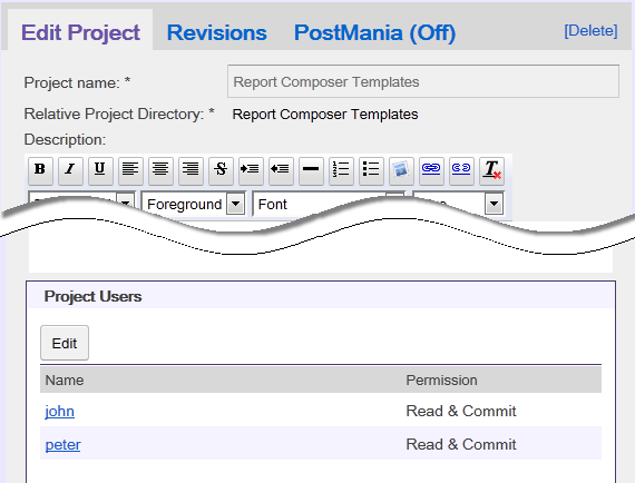 Create a Teamwork Project to store and manage the templates