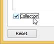 Specify item subject as collection