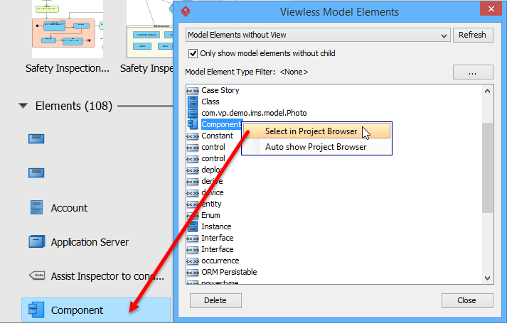 Visual paradigm как открыть model explorer