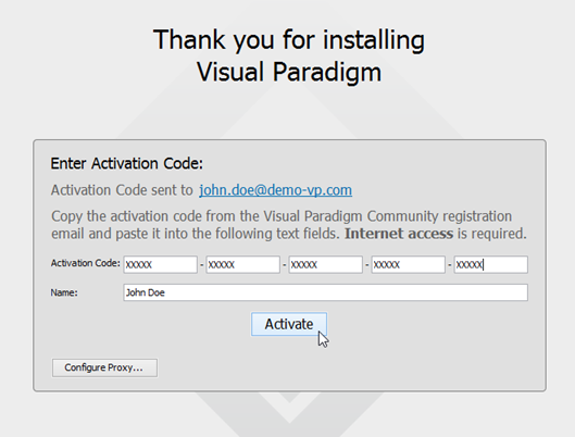 visual paradigm license manager