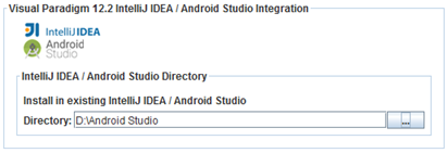 Specify installation directory of Android Studio