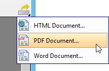 Export PDF document