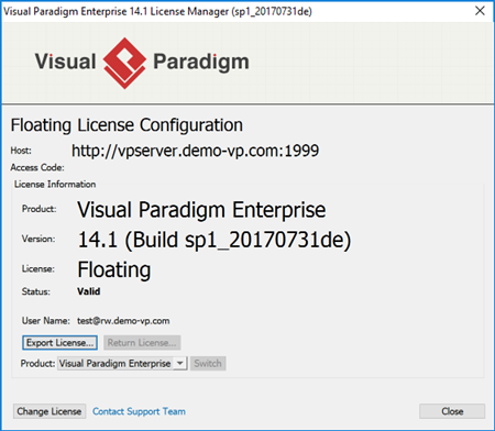 Visual paradigm keygen