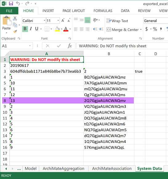 Locate max ID of excel record