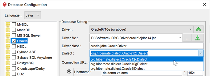 Select Oracle 12c Dialect