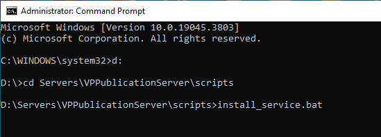 Execute install_service.bat