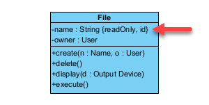 Show attribute's property