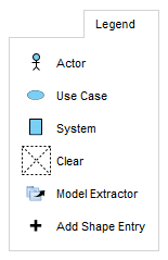 Show shape legend on diagram