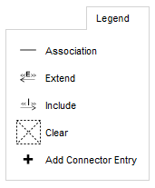 Show connector legend on diagram