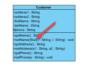 To show or hide operation parameter's code details