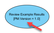 Show project management version property