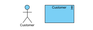 Display actor caption at top center (for non-stickman actor)
