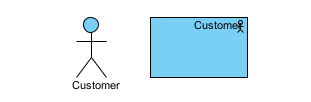 Display actor caption at top right (for non-stickman actor)